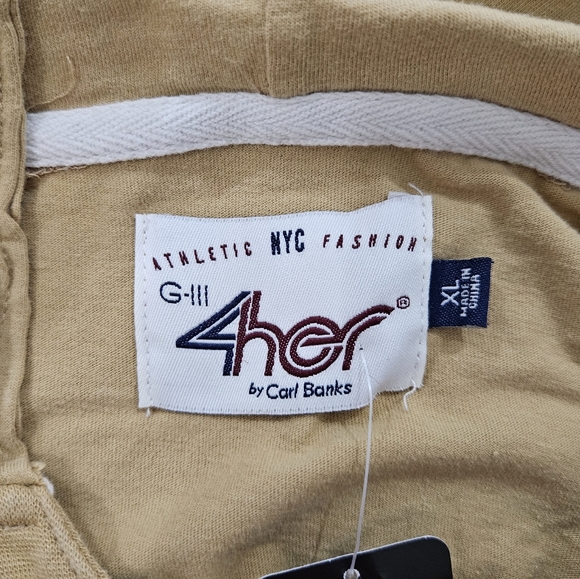 NFL San Francisco 49ers 1346 Pullover Sweatshirt in Red/Tan Women's Size XL - Picture 3 of 5